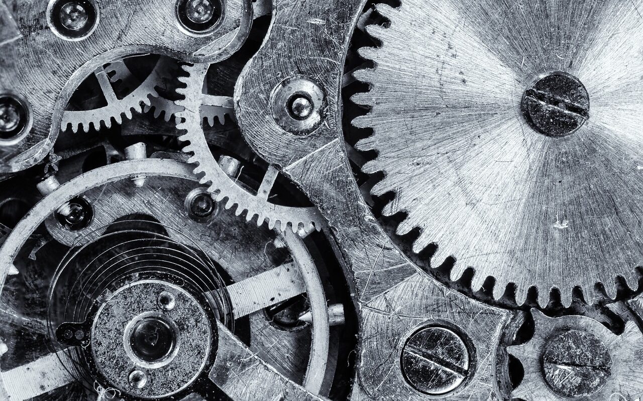 macro, cogwheel, gear