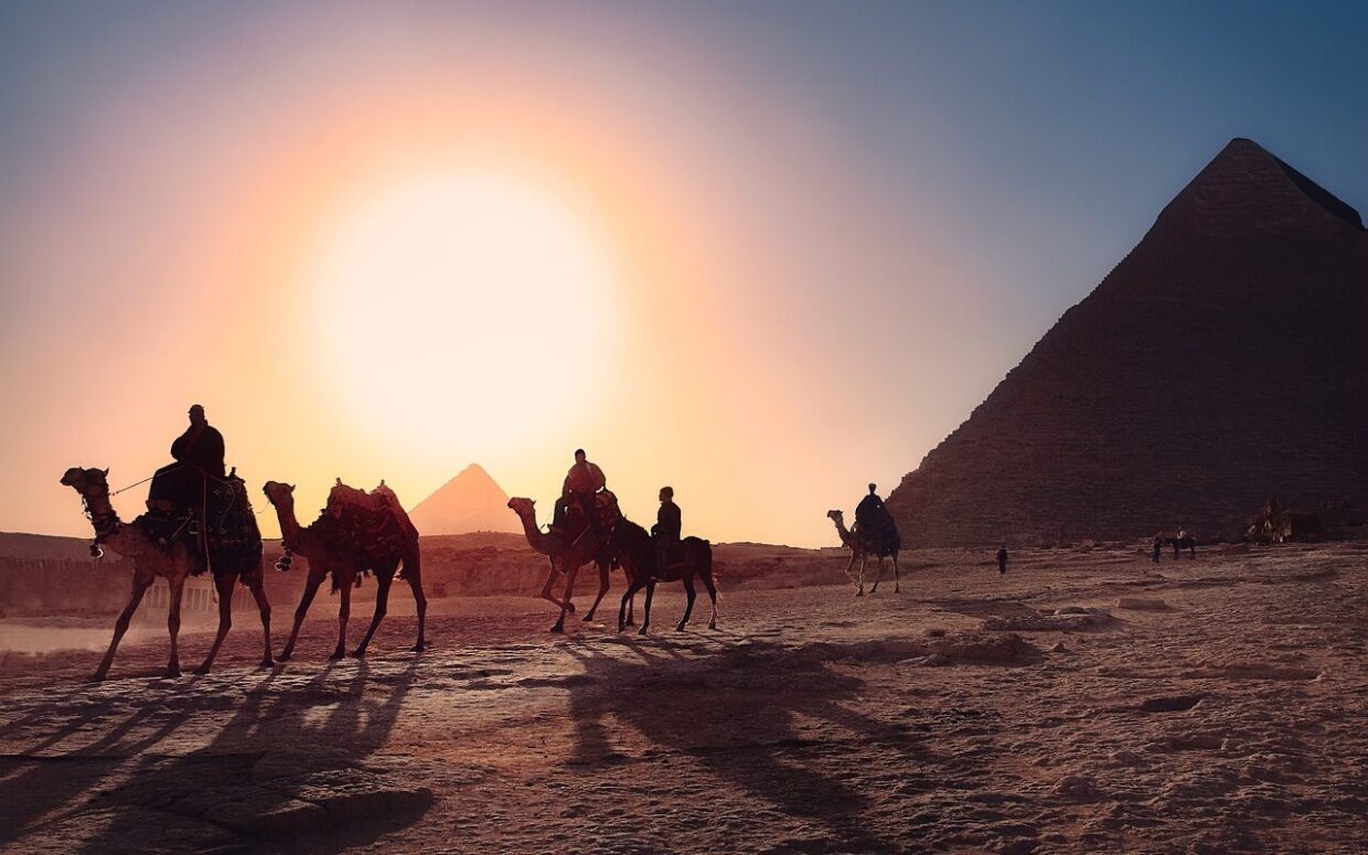 pyramids, cairo, egypt