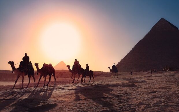pyramids, cairo, egypt