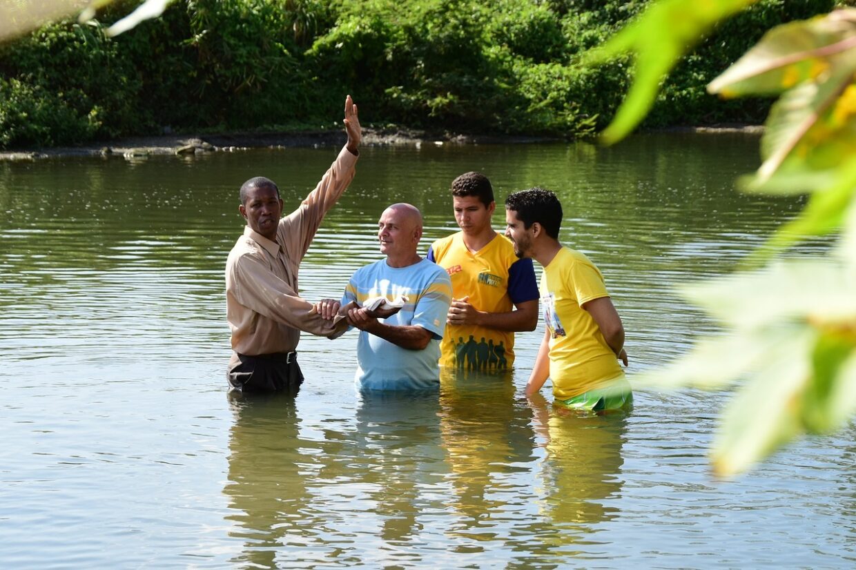cuban, river, baptism